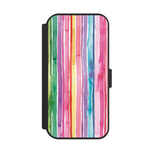 Apple iPhone 15 NIVOflip Camouflage Rainbow Stripes