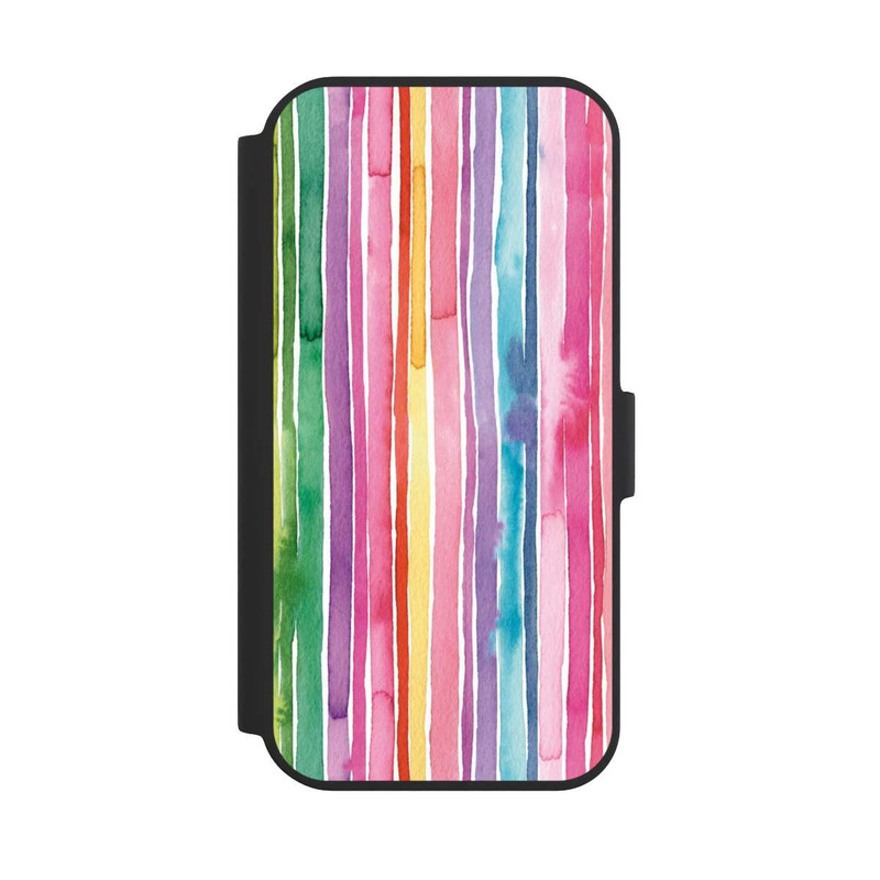 iPhone 15 NIVOflip Camouflage Rainbow Stripes