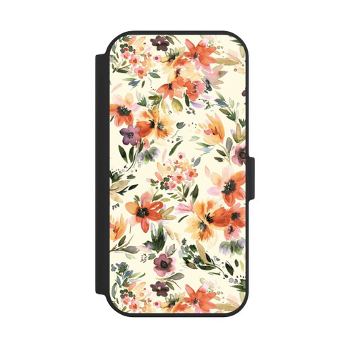 Apple iPhone 15 NIVOflip Summer Artistic Flowers Ivory