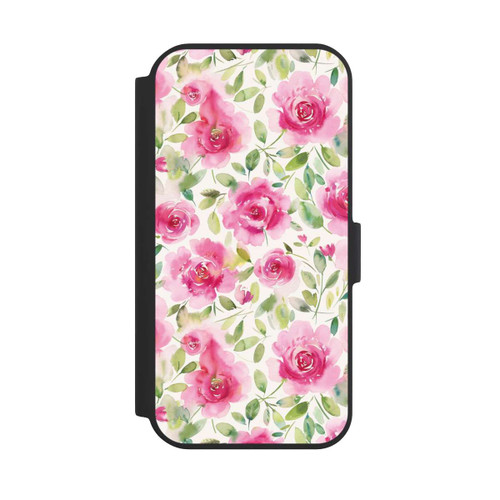 Apple iPhone 15 NIVOflip Aquarell Frische Rosen