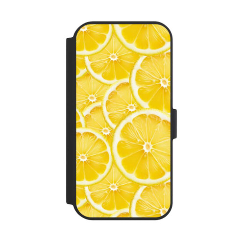 Apple iPhone 15 NIVOflip Zitrone Muster