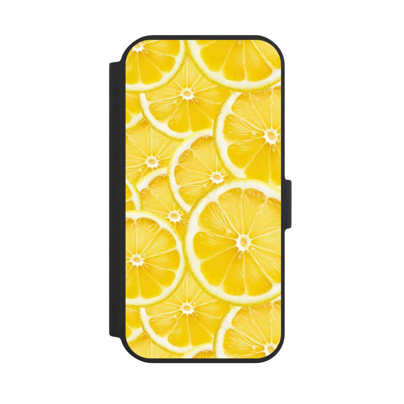 iPhone 15 NIVOflip Zitrone Muster