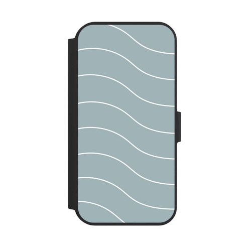 Apple iPhone 15 NIVOflip Trendy Lines White Green