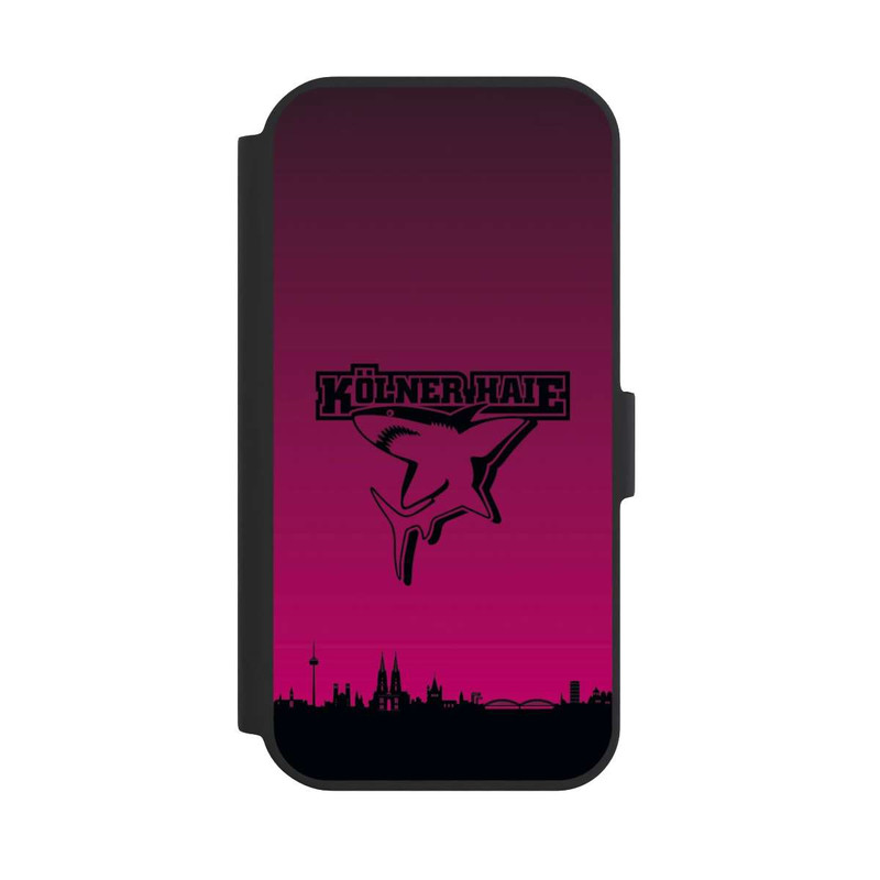 iPhone 15 NIVOflip Kölner Haie Skyline Pink