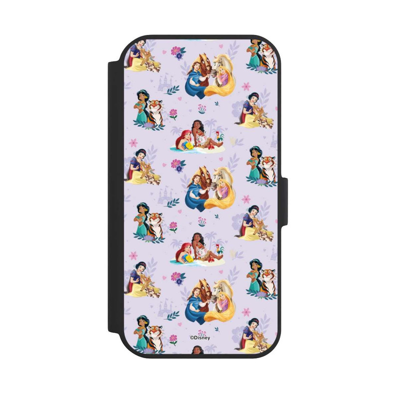 iPhone 15 NIVOflip Princess Floral Pattern Purple