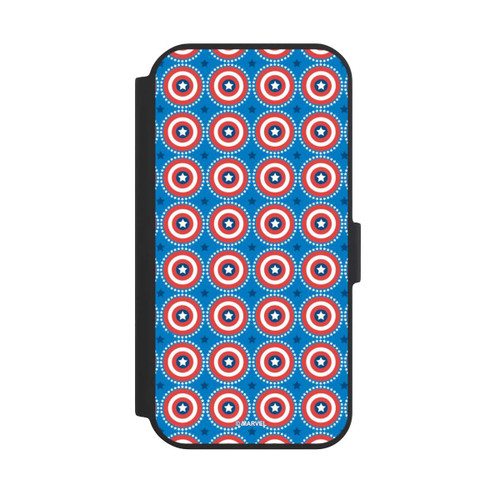 Apple iPhone 15 NIVOflip Captain American Shield Pattern