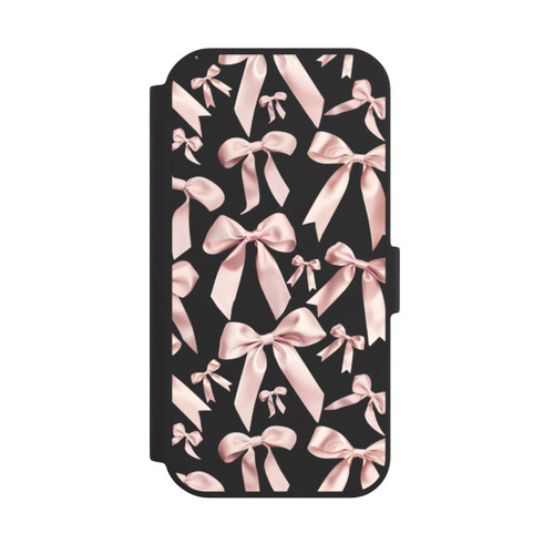 Apple iPhone 15 NIVOflip Rosa Satinschleifen