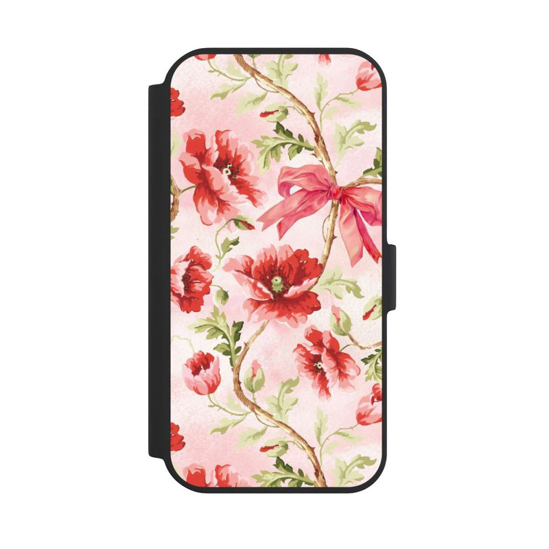 iPhone 15 NIVOflip Poppies Pattern Pink