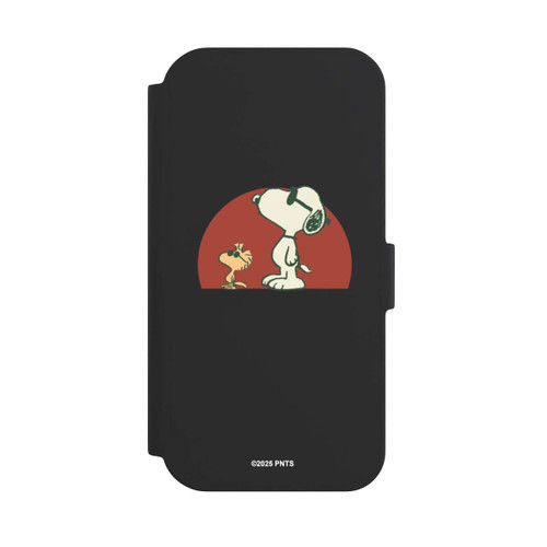Apple iPhone 15 NIVOflip Snoopy Woodstock Far Out transparent