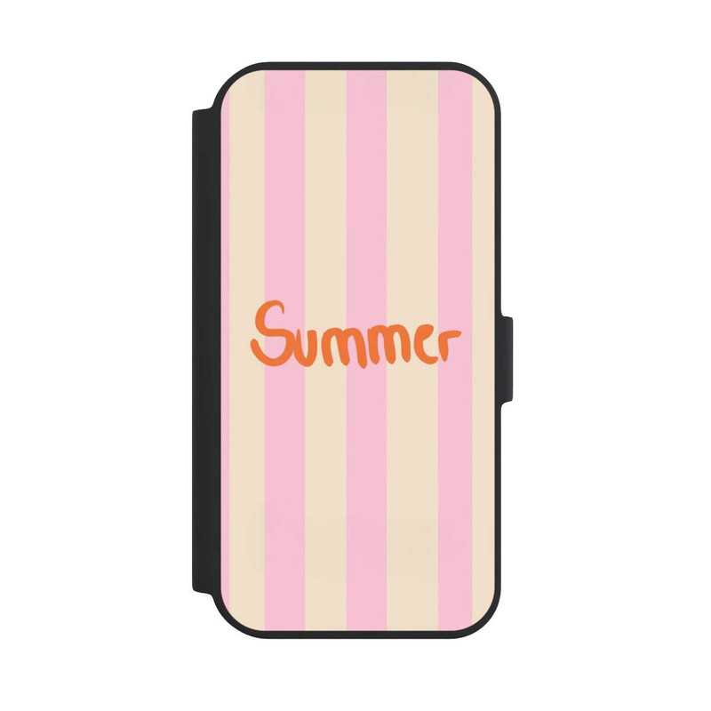 iPhone 15 NIVOflip Summer Pink And Orange Stripes