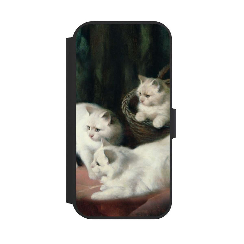 iPhone 15 NIVOflip Three White Angora Kittens