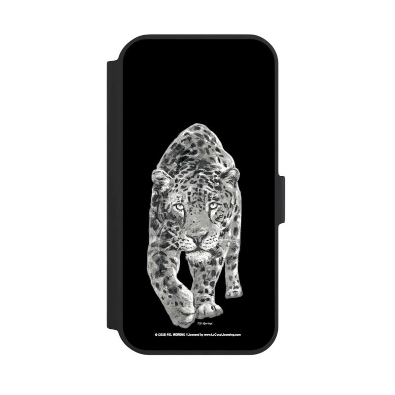 iPhone 15 NIVOflip Leopard Schwarz