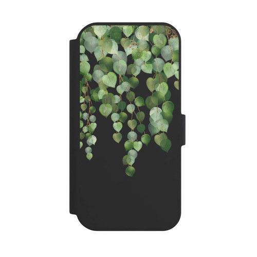 Apple iPhone 15 NIVOflip Eucalyptus Hanging Watercolor Transparent