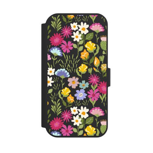Apple iPhone 15 NIVOflip Bunte Sommerblumen Transparent