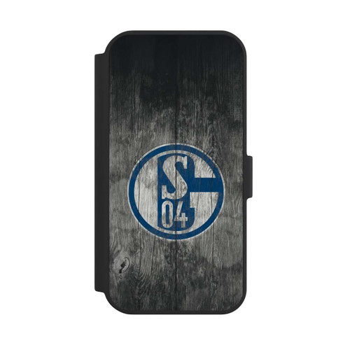 Apple iPhone 15 NIVOflip Schalke 04 Holz Look