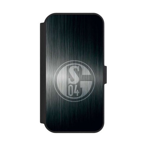 Apple iPhone 15 NIVOflip Schalke 04 Metall Look