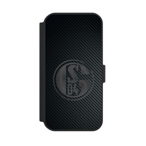 Apple iPhone 15 NIVOflip Schalke 04 Carbon Look
