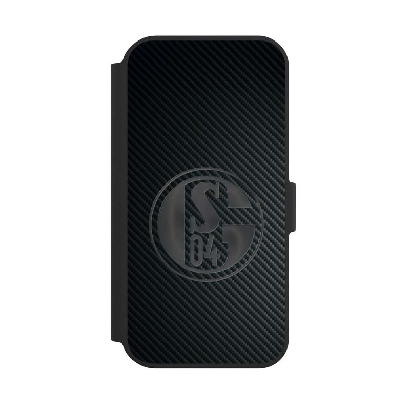 iPhone 15 NIVOflip Schalke 04 Carbon Look