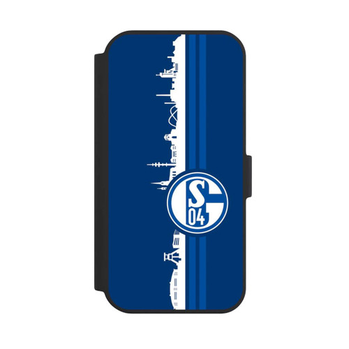 Apple iPhone 15 NIVOflip Schalke 04 Skyline Blau