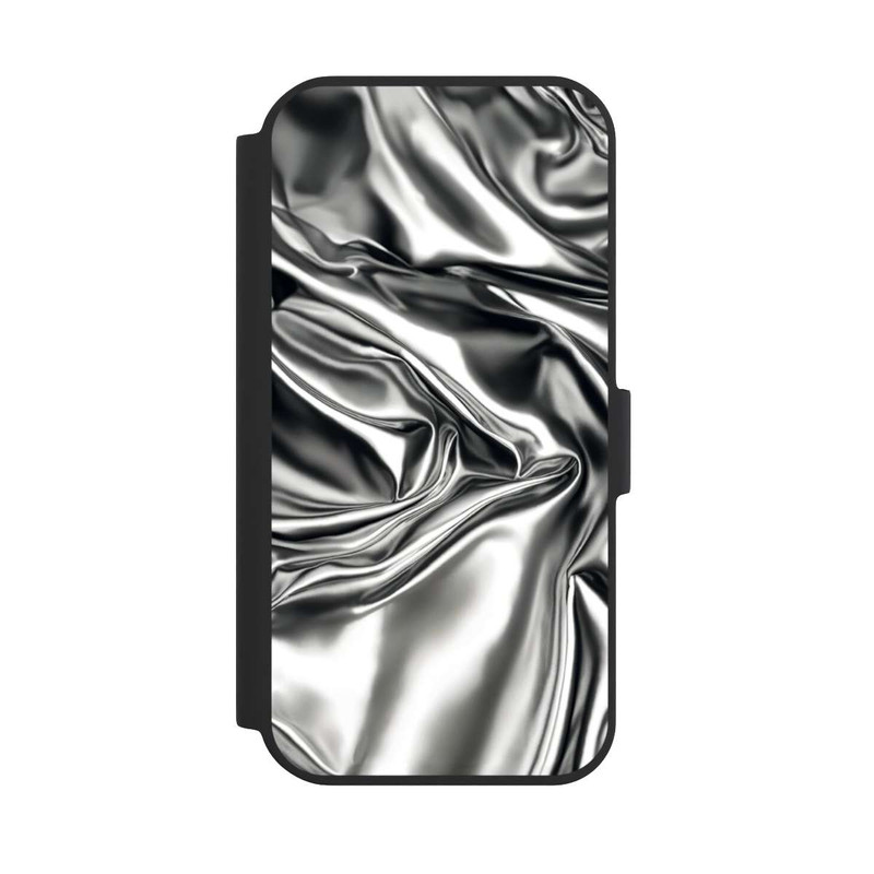 iPhone 15 NIVOflip Shiny Chrome Silver avec IA