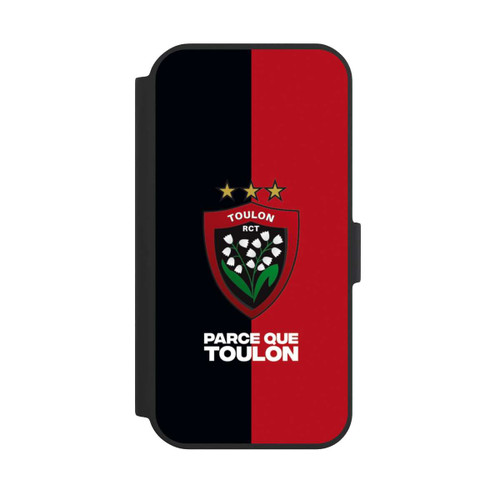 Apple iPhone 15 NIVOflip Logo Rot Schwarz RCT