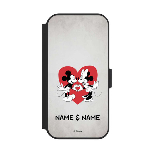 Apple iPhone 15 NIVOflip Minnie und Micky Personalisierbar
