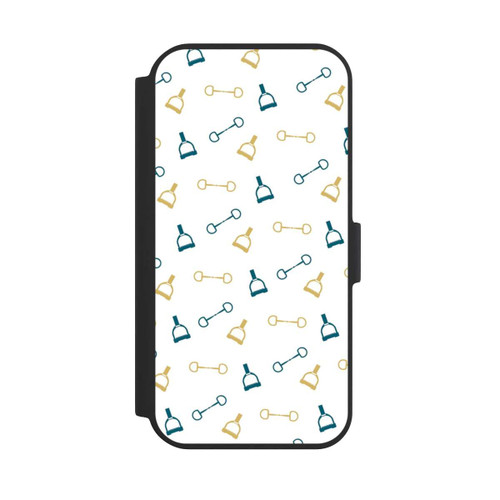 Apple iPhone 15 NIVOflip Muster Reitsport
