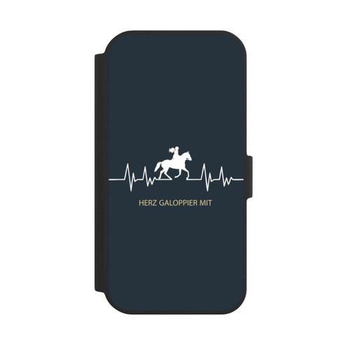 Apple iPhone 15 NIVOflip Herz Galoppier Mit