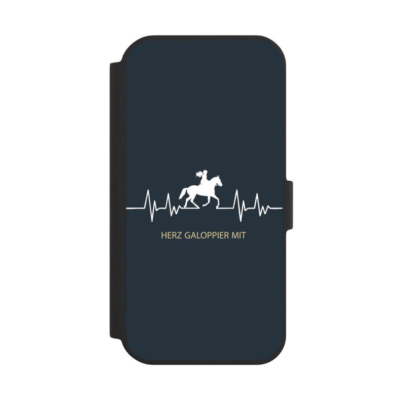 iPhone 15 NIVOflip Herz Galoppier Mit