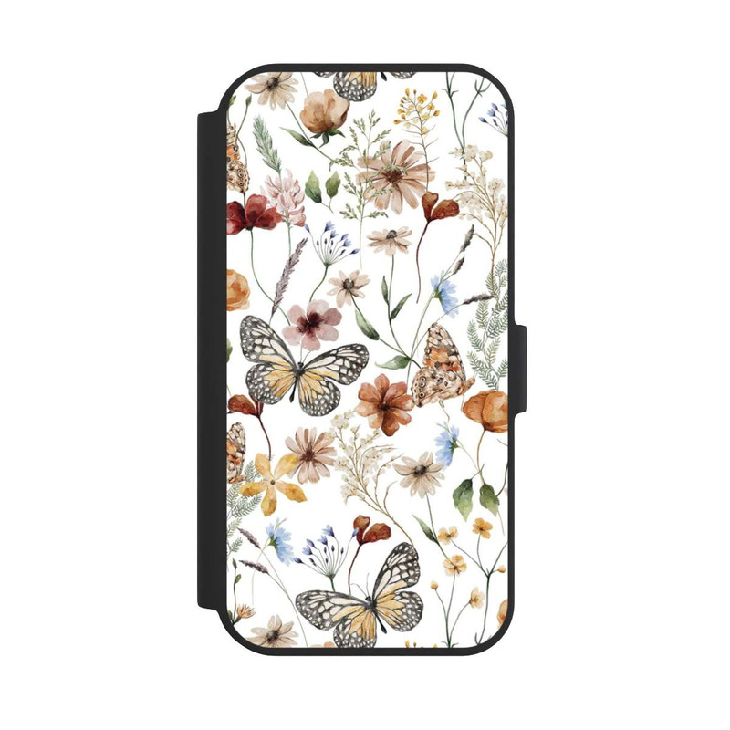 iPhone 15 NIVOflip Wildflowers and Butterflies Pattern