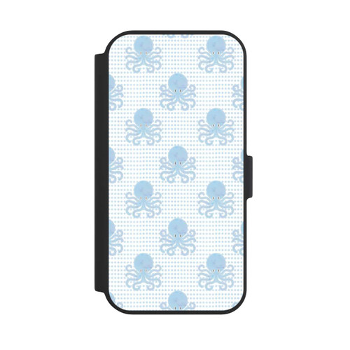 Apple iPhone 15 NIVOflip Blue Watercolor Octopus