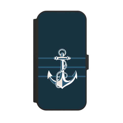 Apple iPhone 15 NIVOflip Anchor Line Blue with AI