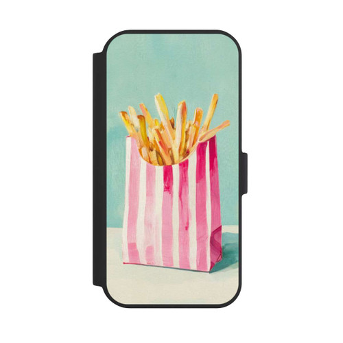 Apple iPhone 15 NIVOflip Retro Pommes Blau Watercolor