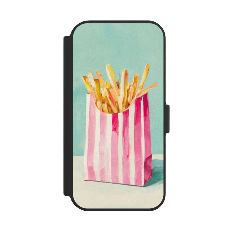 iPhone 15 NIVOflip Retro Pommes Blau Watercolor