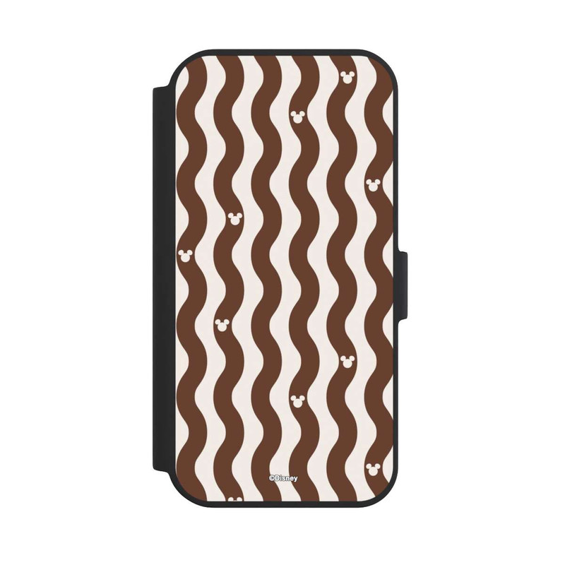 iPhone 15 NIVOflip Micky Muster Braune Wellen