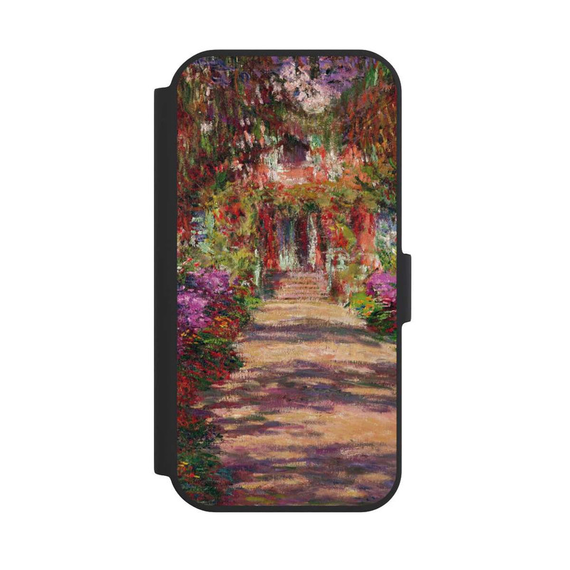 iPhone 15 NIVOflip Eine Allee in Monets Garten in Giverny by Claude Monet