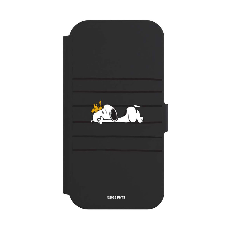 iPhone 15 NIVOflip Snoopy Woodstock Stripes Peanuts Transparent