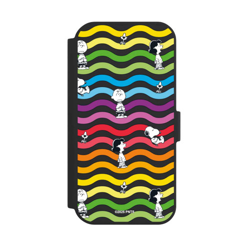 Apple iPhone 15 NIVOflip Snoopy Pattern Rainbow Transparent