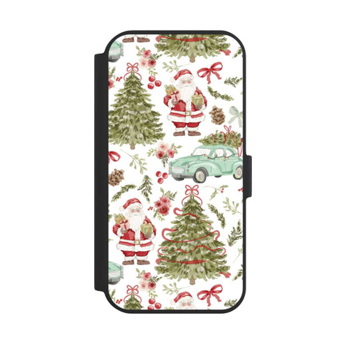 Apple iPhone 15 NIVOflip Weihnachtsfreude Vintage Muster 