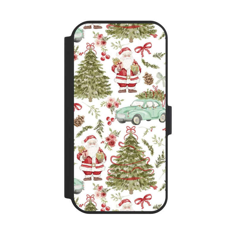 iPhone 15 NIVOflip Weihnachtsfreude Vintage Muster 
