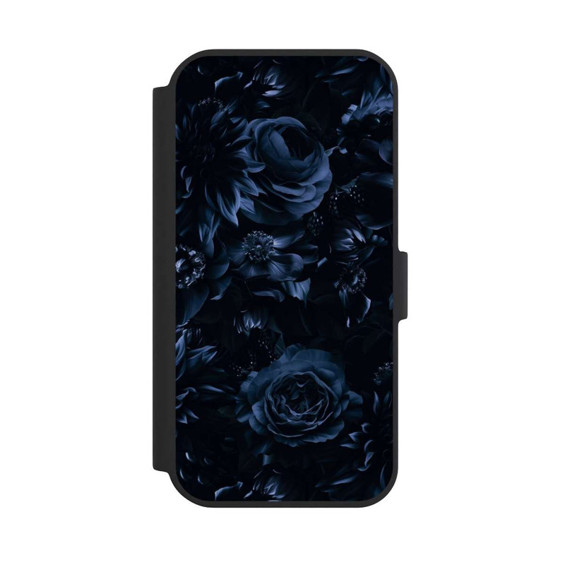 iPhone 15 NIVOflip Shadow Flowers Blue
