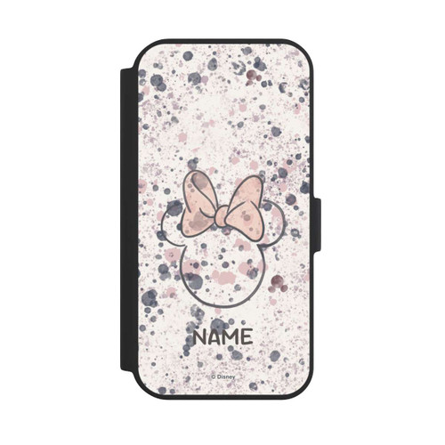 Apple iPhone 15 NIVOflip Minnie Watercolor Personalisierbar