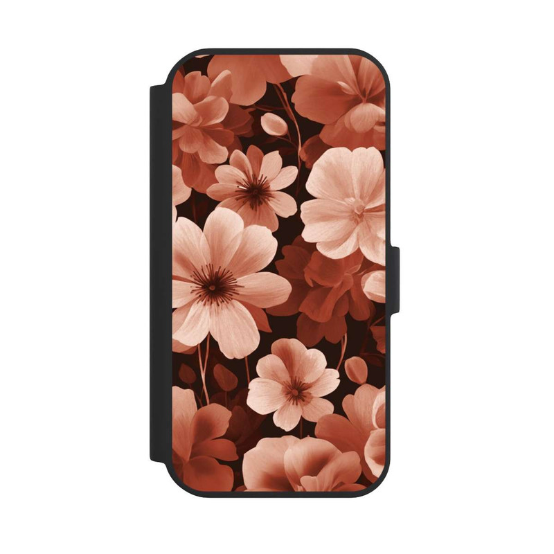 iPhone 15 NIVOflip Rote Negativblumen mit KI