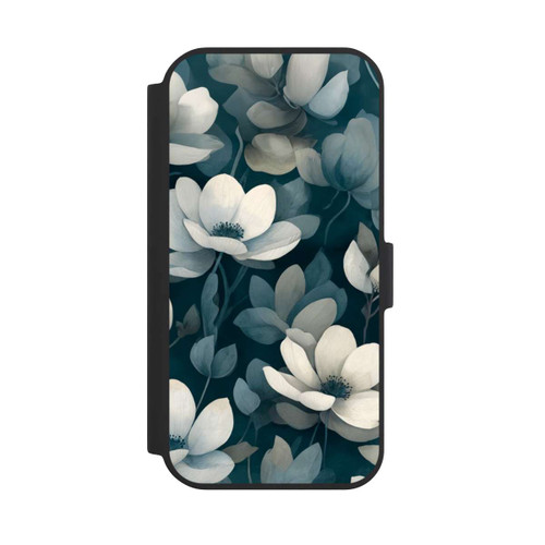 Apple iPhone 15 NIVOflip Negative Flower Petrol White with AI