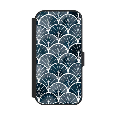 Apple iPhone 15 NIVOflip Botanische Brise Art Deco Grau