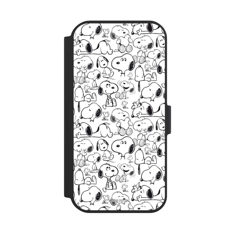 iPhone 15 NIVOflip Classic Snoopy Pattern White