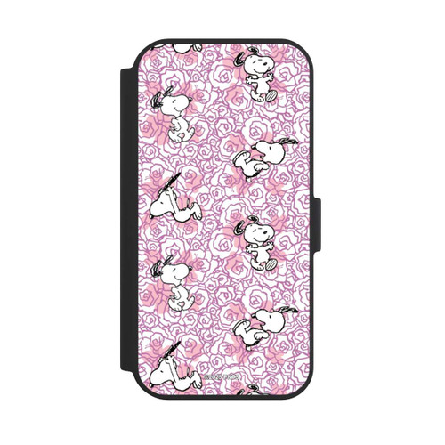 Apple iPhone 15 NIVOflip Peanuts Pink Roses Pattern