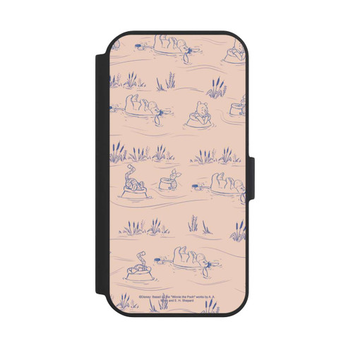Apple iPhone 15 NIVOflip Winnie the Pooh Retro Pattern Bridges Pink