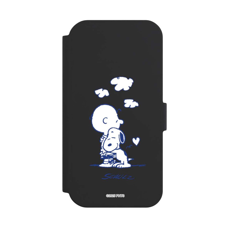 iPhone 15 NIVOflip Peanuts Charlie Brown Snoopy Hug Transparent