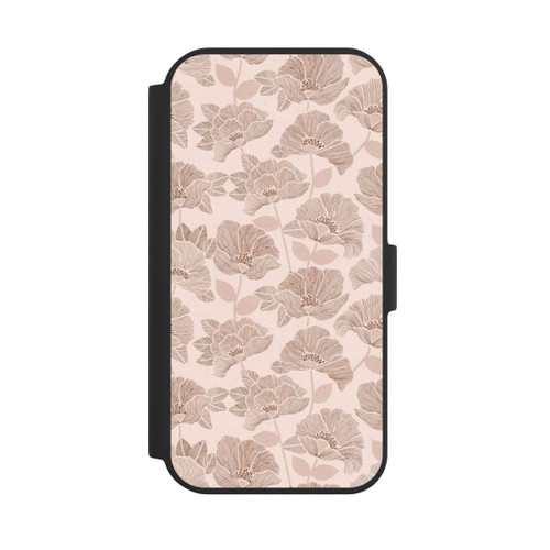 Apple iPhone 15 NIVOflip Brown Floral Block